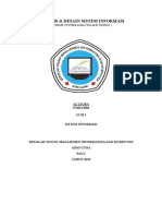 Anasisis & Desain Sistem Informasi: (Resume System Analysis and Design)