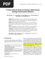 2. A Case-Control Study of Airways Obstruction