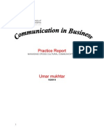 Practice Report: Managing Cross Cultural Communication