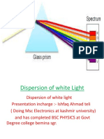 Dispersion of White Light