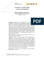 Artigo - Televisão e Publicidade - Ações Convergentes COMPÓS