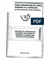 Rapport IGF Sur Les Decote Produit Petrolier (RDC)