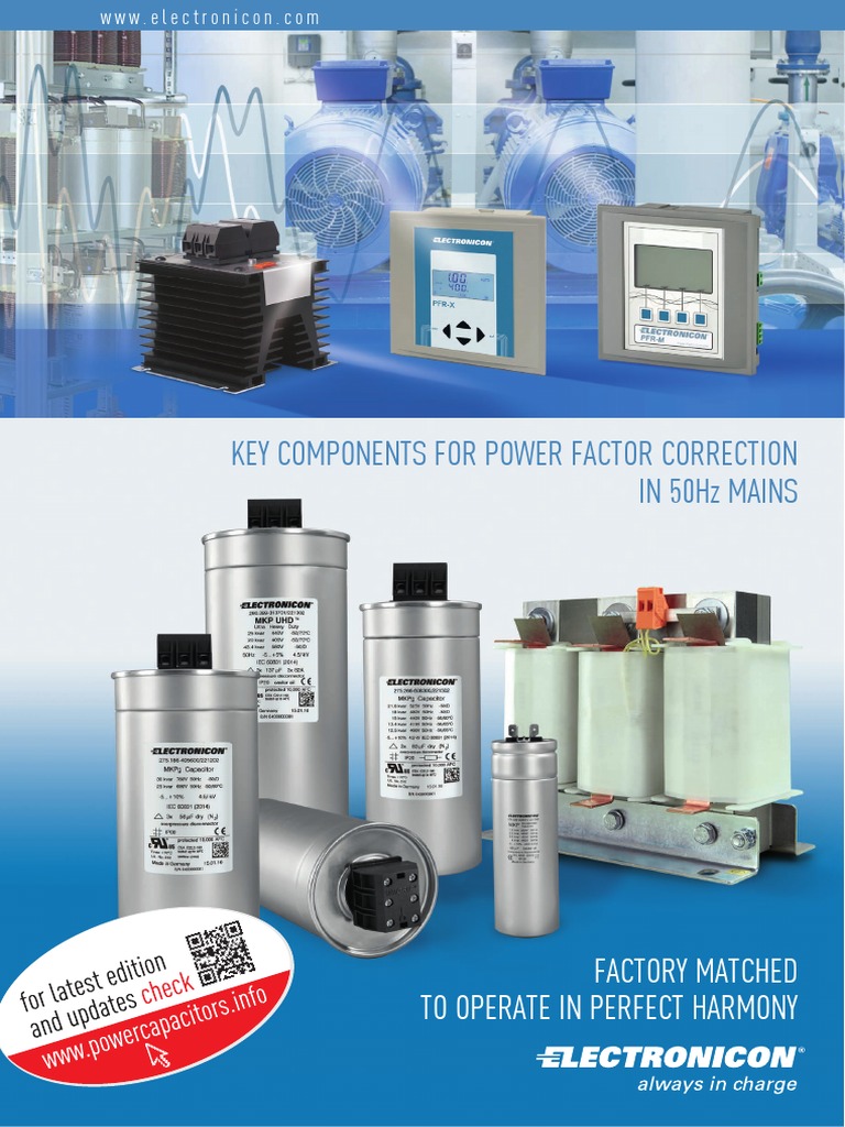 PFC Catalogue PDF Electrical Breakdown Capacitor