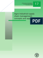 Agro-Industrial Supply Chain Management: Concepts and Applications