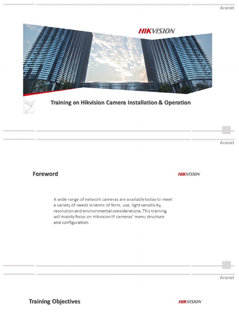 HIKVISION | PDF