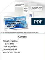 Cloud Computing - Properties and Characteristics