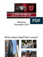 Step2TheU Orientation