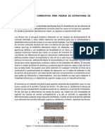 Procedimientos Correctivos para Fisuras en Estructuras de Concreto