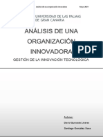 Analisis de Una Organización Innovadora