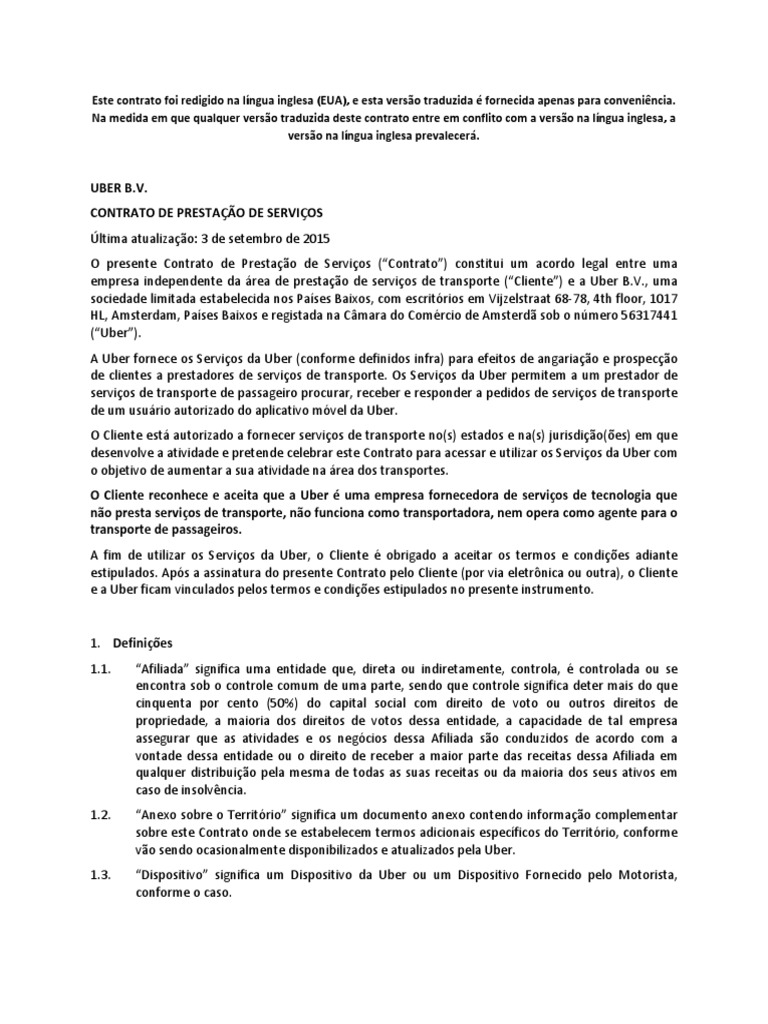 Uber Declaração | Download grátis PDF | Modelo cliente – Servidor ...