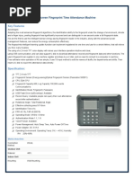 Biometric User Manual Guide | PDF | Biometrics | Fingerprint