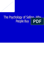The Psychology of Selling. Why People Buy