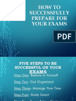 How To Successfully Prepare For Your Exams