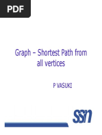 Graph - Shortest Path From All Vertices All Vertices: P Vasuki