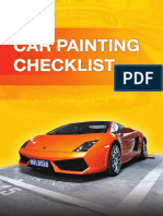 Car Painting Checklist Ebook