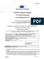 ACP-EU Energy Facility:: 2 Call For Proposals