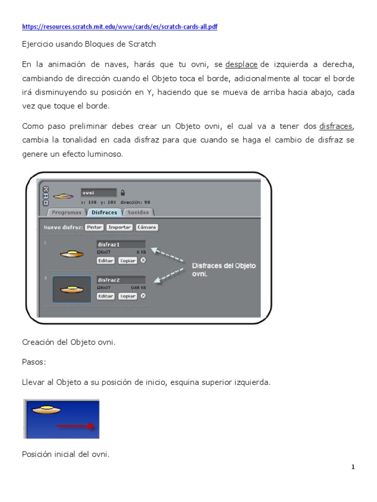 Ejercicio Usando Bloques de Scratch | PDF
