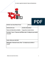 Aplicacion de Evaluacion Diagnostica Topicos de Manufactura Esbelta