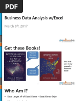 Excel Youtube Data Analysis