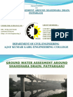 Ajay Kumar Garg Engineering College: Ground Water Assesment Around Shahdhara Drain: Patparganj