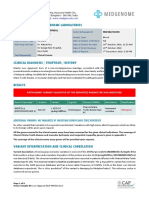 Dna Test Report - Medgenome Laboratories: Luvv Aggarwal (G18-4859) 80236/213216