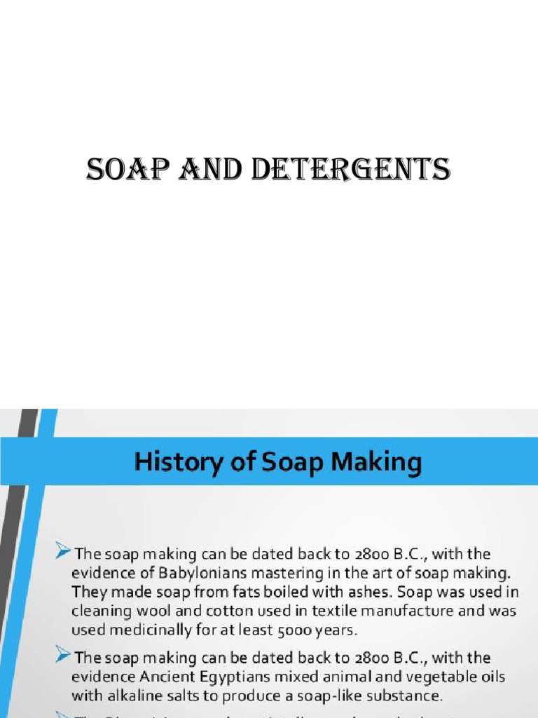 Soap and Detergents PDF