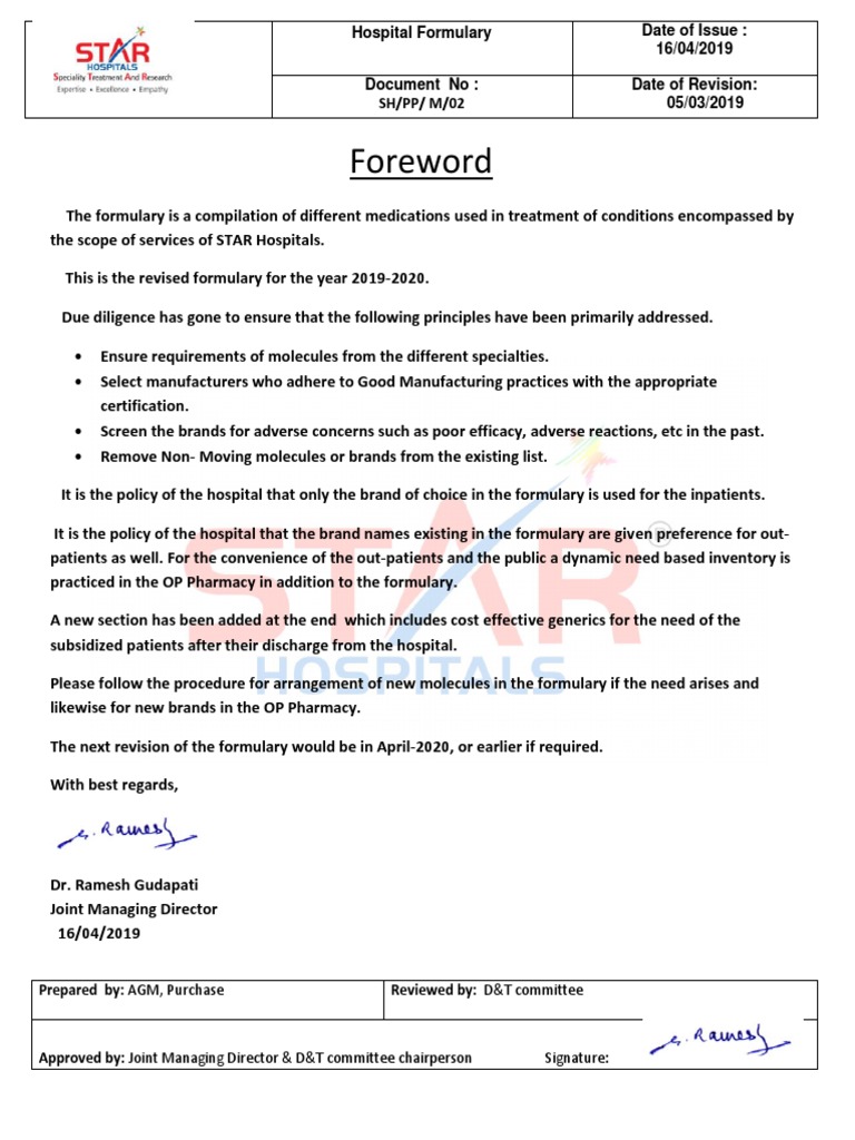 Formulary 2019 2020pdf Magnesium Pharmacy