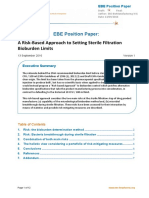 A Risk-Based Approach To Setting Sterile Filtration Bioburden Limits