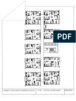 Subject: Facilities Planning Studio-Iv Title: Typical Floor Plans Remarks