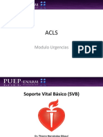 ACLS: Soporte vital básico y cadena de supervivencia en paro cardiaco
