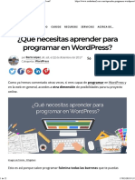 Programar en Wordpress