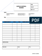 Gca-Fo-003 - Control de Asistencia