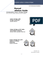 Product Manual and Installation Guide: Wirelessgrid Indoor Wireless Bridge