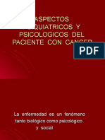 Aspectos Psiquiatricos y Psicologicos Del Paciente Con