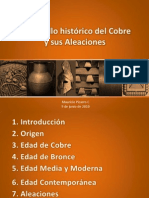 Evolución Histórica del Cobre55