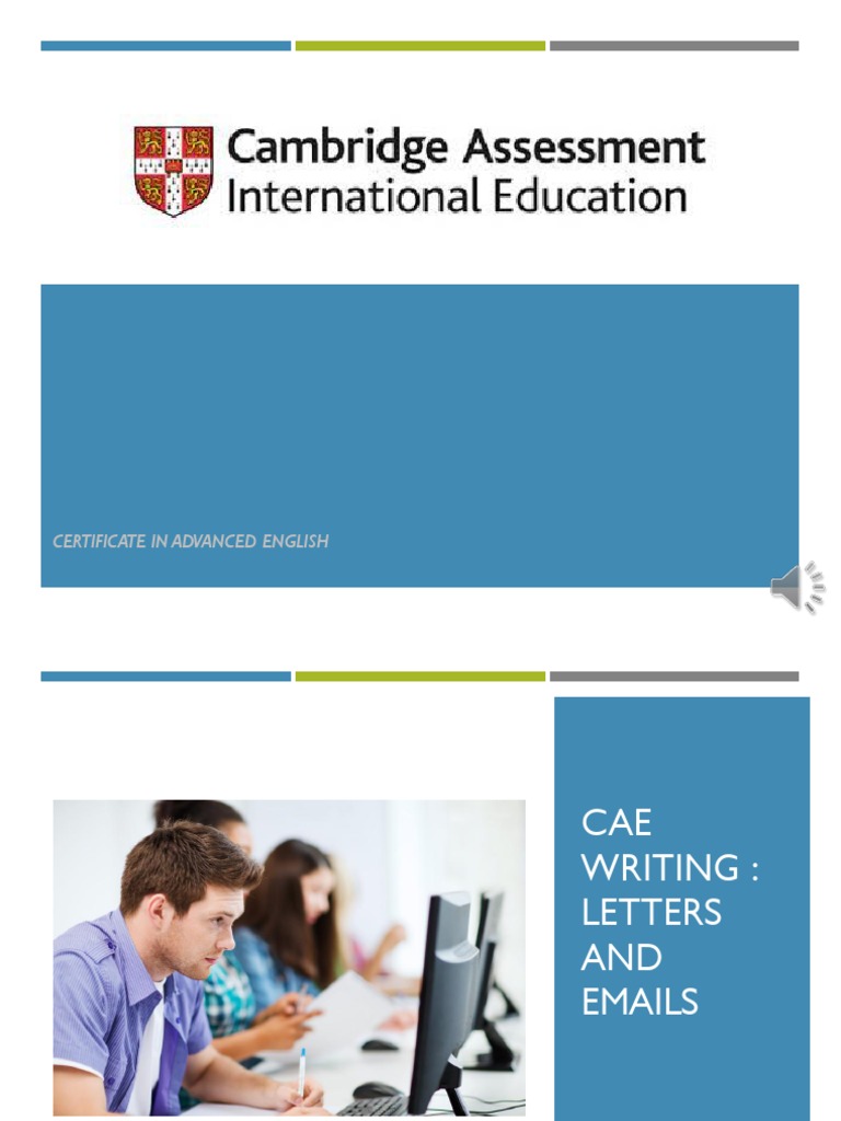 CAE - Formal Letter/email: Paper 2 Writing - Part 2, PDF, Communication