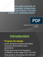 Analysis and Design of Upfc Damping Stabilizer For Power System Stability Enhancement
