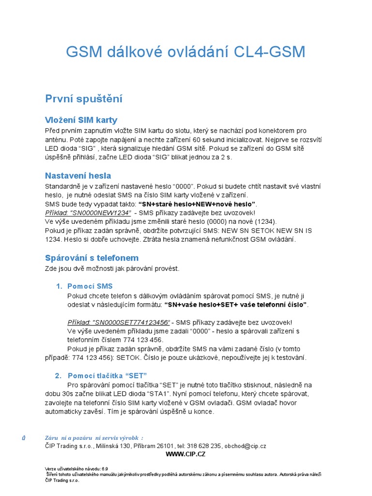 CL4 GSM PDF | PDF