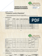 Reporte de Situación del Comando de Incidente