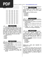 Simulado de Português Para o Terceiro Ano