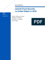 2018 USDA Food Security Report