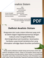 Kelompok 1 - Analisis Sistem