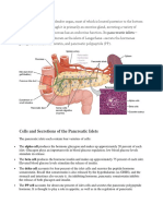 Cells and Secretions of The Pancreatic Islets