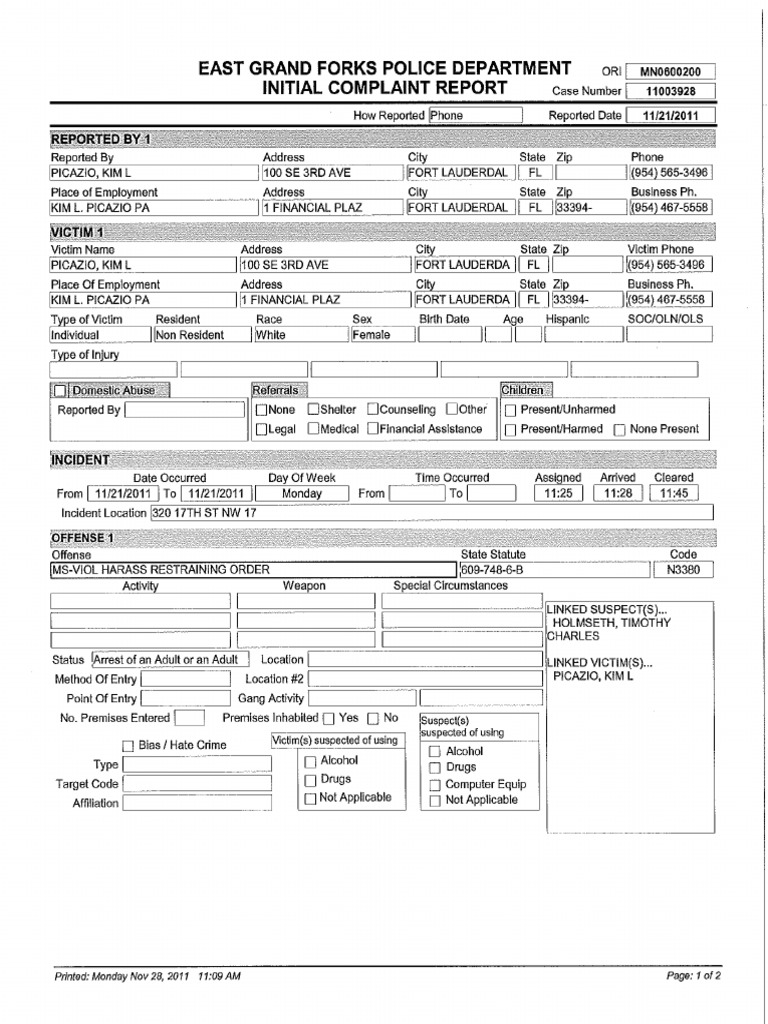 Arrest Report | PDF