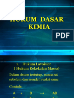 Hukum Dasar Kimia