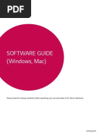 Software Guide (Windows, Mac)