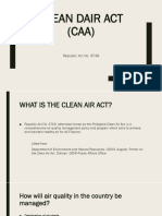 Clean Dair Act (CAA)