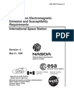 Space Station Electromagnetic Emission and Susceptibility Requirements International Space Station