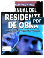 Manual Del Residente de Obra Control de La Obra, Supervisión & Seguridad - Luis Lesur (1ra Edición) - 001
