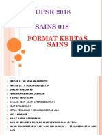 Format Upsr 2018